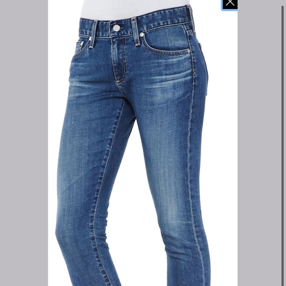 AG “Nikki” Relaxed Skinny in Medium Blue - Picture 2 of 12